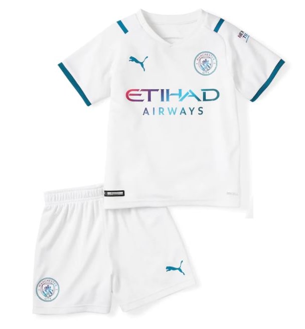 Manchester City Extérieur 2021/22 Junior Kit - Cliquez sur l'image pour la fermer