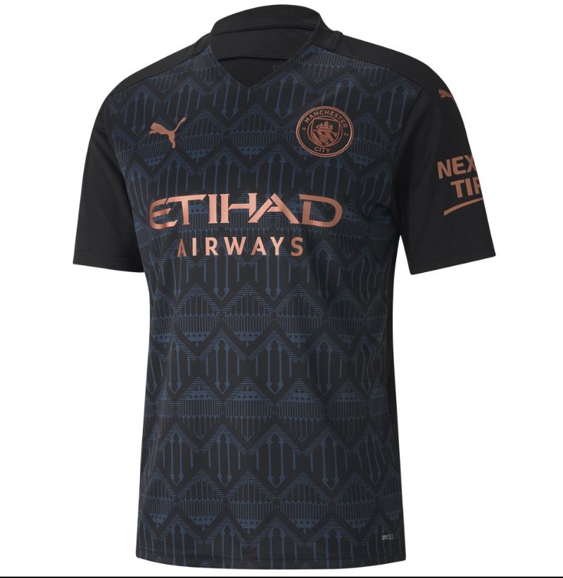 Maillot Manchester City Extérieur 2020/21 - Cliquez sur l'image pour la fermer