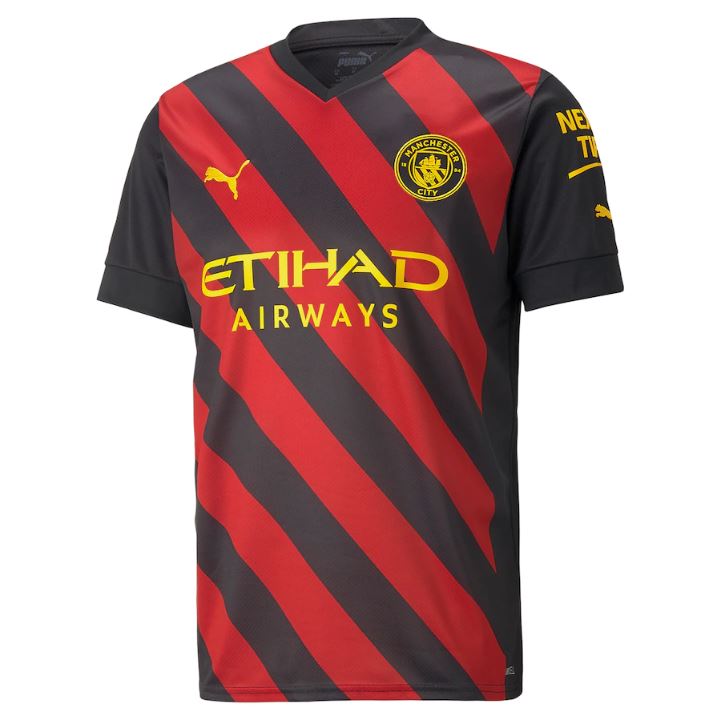 Maillot Manchester City Extérieur 2022/23 - Cliquez sur l'image pour la fermer