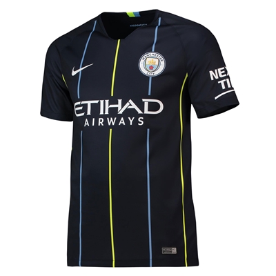 Maillot Manchester City Extérieur 2018/19 - Cliquez sur l'image pour la fermer