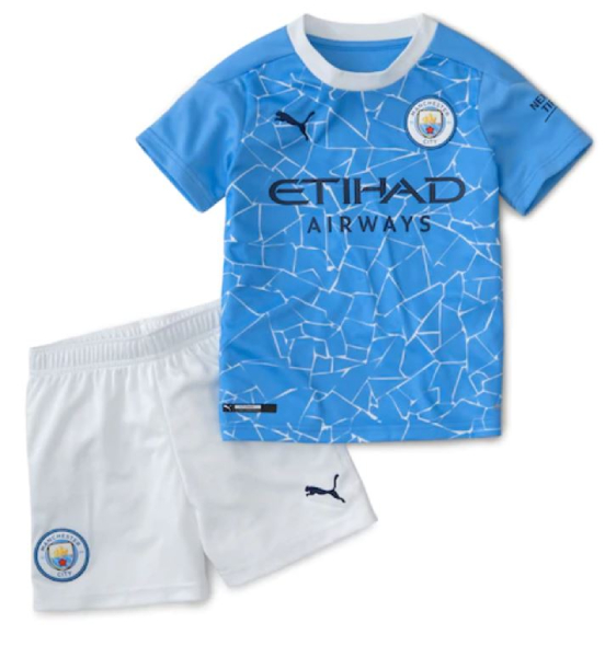 Manchester City Domicile 2020/21 Junior Kit - Cliquez sur l'image pour la fermer