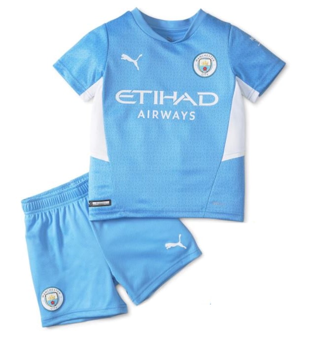 Manchester City Domicile 2021/22 Junior Kit - Cliquez sur l'image pour la fermer