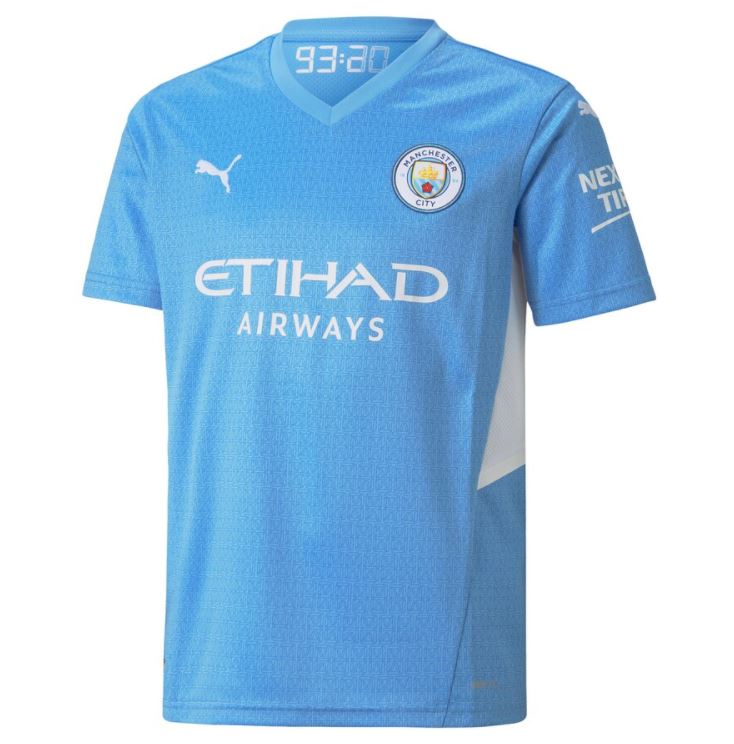Maillot Manchester City Domicile 2021/22 - Cliquez sur l'image pour la fermer