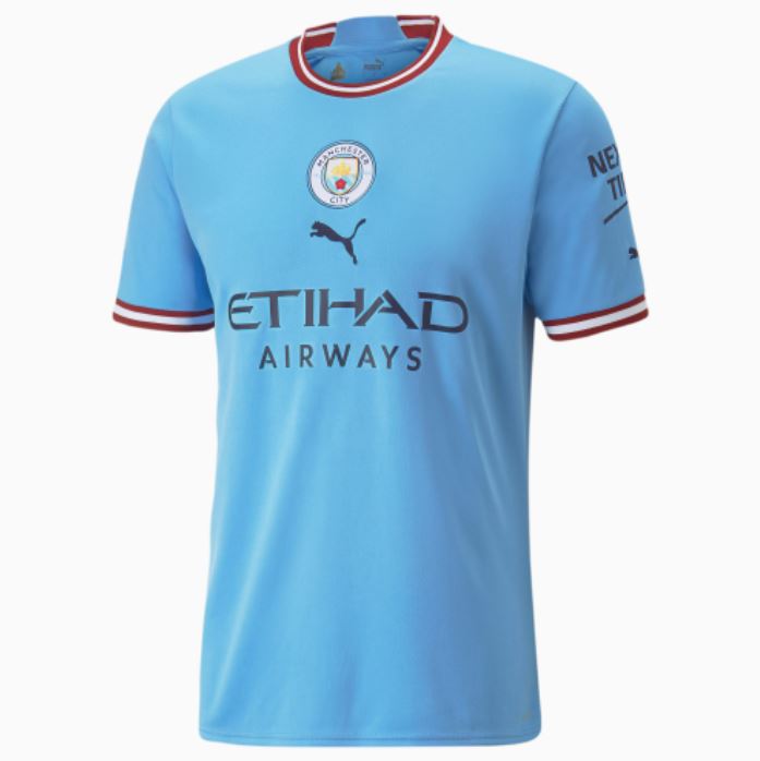 Maillot Manchester City Domicile 2022/23 - Cliquez sur l'image pour la fermer