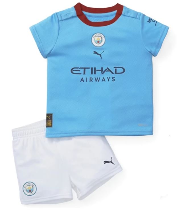 Manchester City Domicile 2022/23 Junior Kit - Cliquez sur l'image pour la fermer