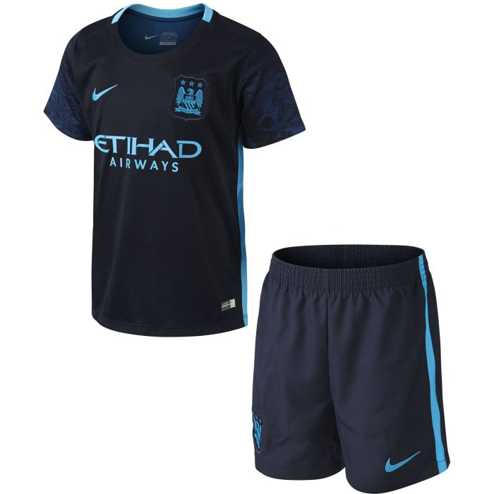 Kit Junior Manchester City Extérieur 2015/16 - Cliquez sur l'image pour la fermer