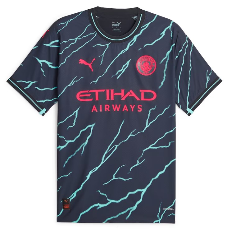 Maillot Manchester City Third 2023/24 - Authentic - Cliquez sur l'image pour la fermer