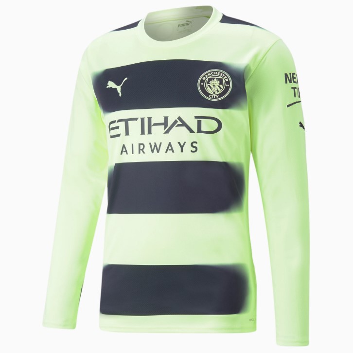 Maillot Manchester City Third 2022/23 ML - Cliquez sur l'image pour la fermer