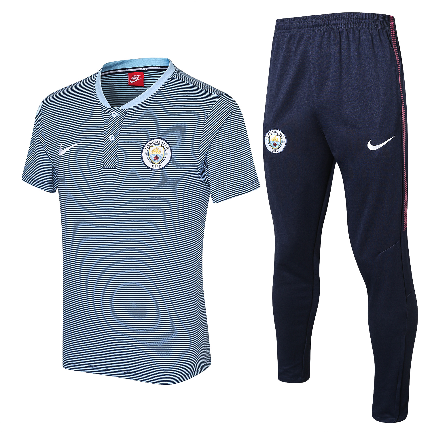 Polo + Pantalon Manchester City 2017/18 - Cliquez sur l'image pour la fermer