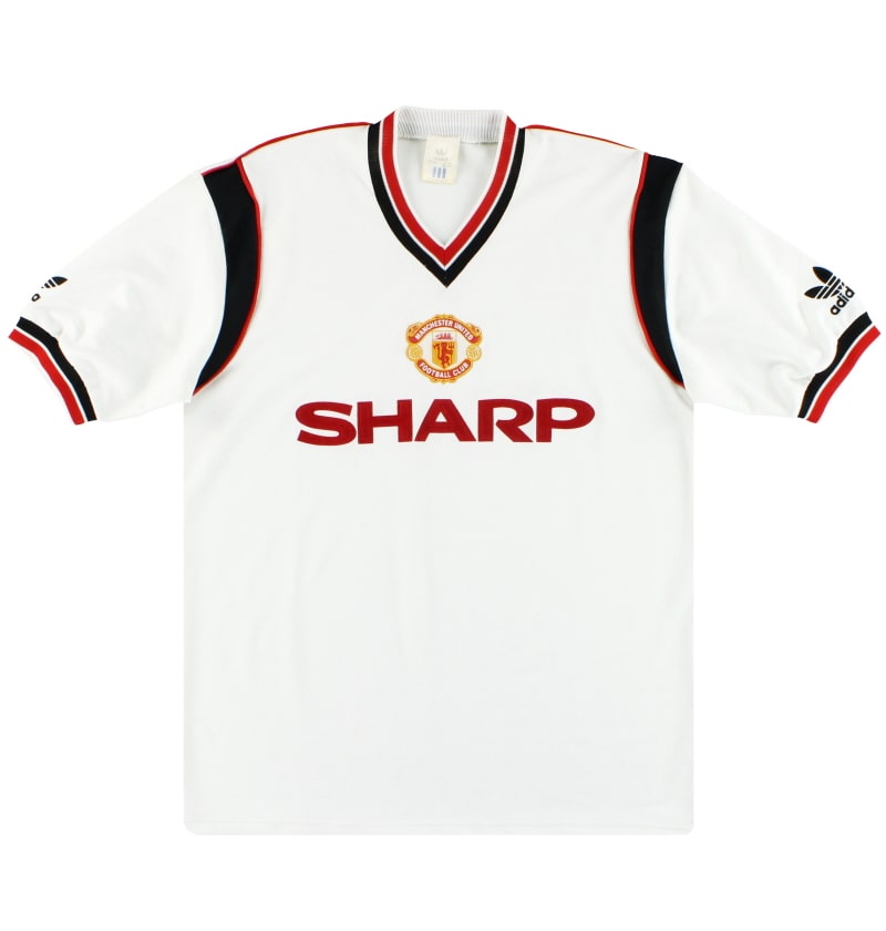 Maillot Manchester United Extérieur 1984-86 - Cliquez sur l'image pour la fermer