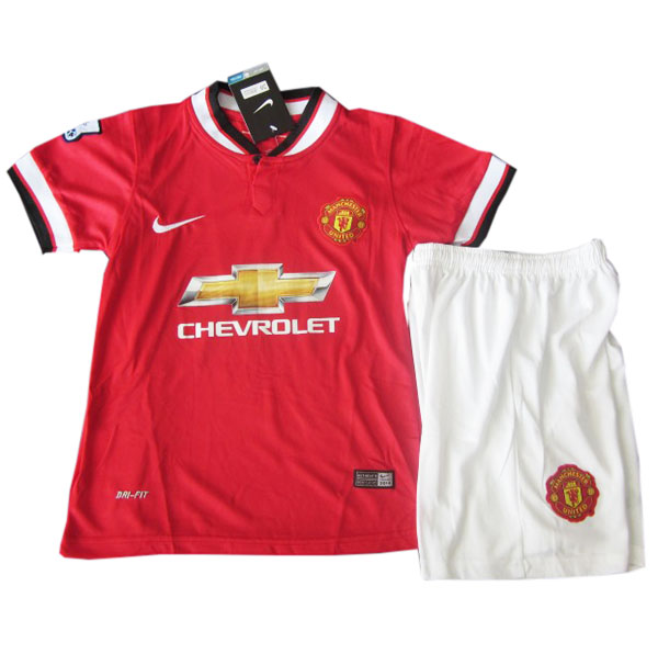 Kit Junior Manchester United Domicile 2014/15 - Cliquez sur l'image pour la fermer