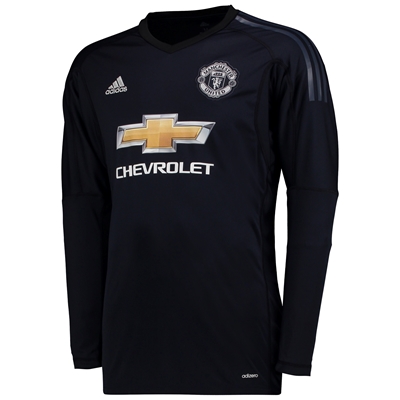 Maillot Manchester United Domicile Gardien 2017/18 ML - Cliquez sur l'image pour la fermer