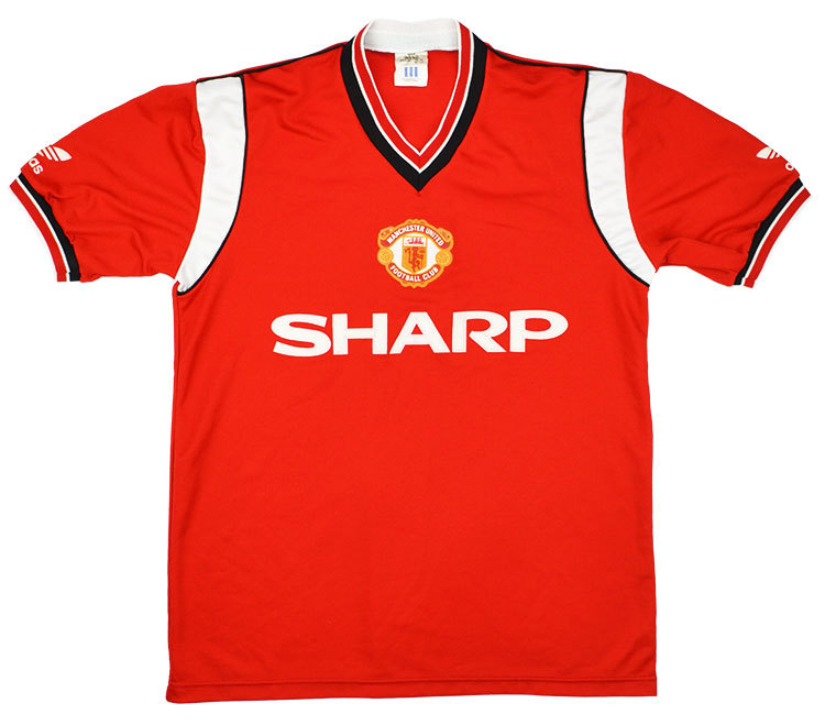 Maillot Manchester United 1984-86 - Cliquez sur l'image pour la fermer