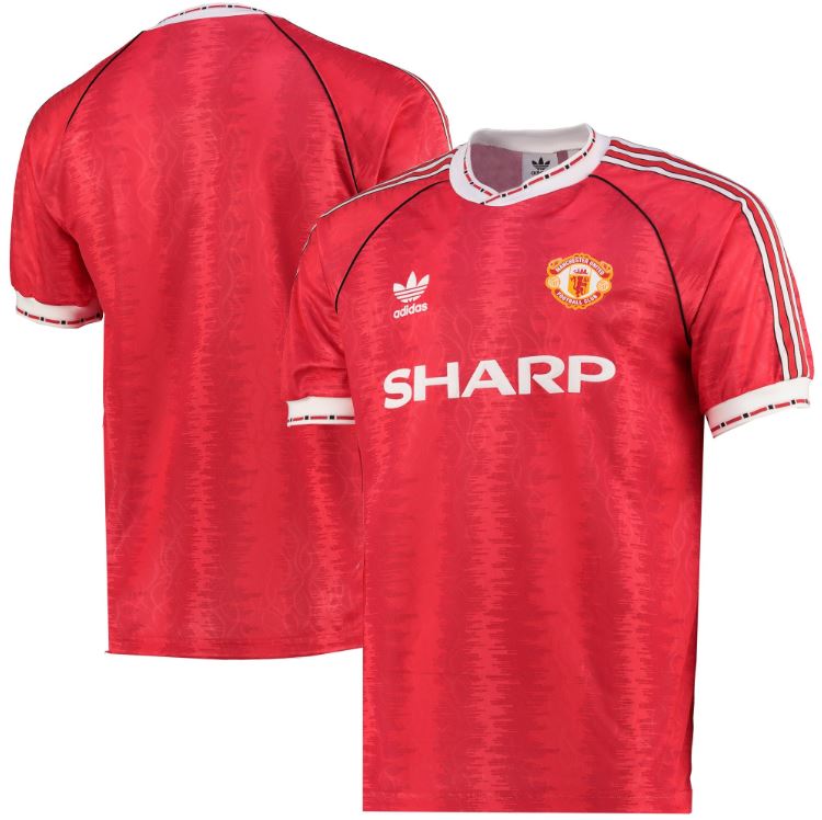 Maillot Manchester United Domicile 1990 - Cliquez sur l'image pour la fermer