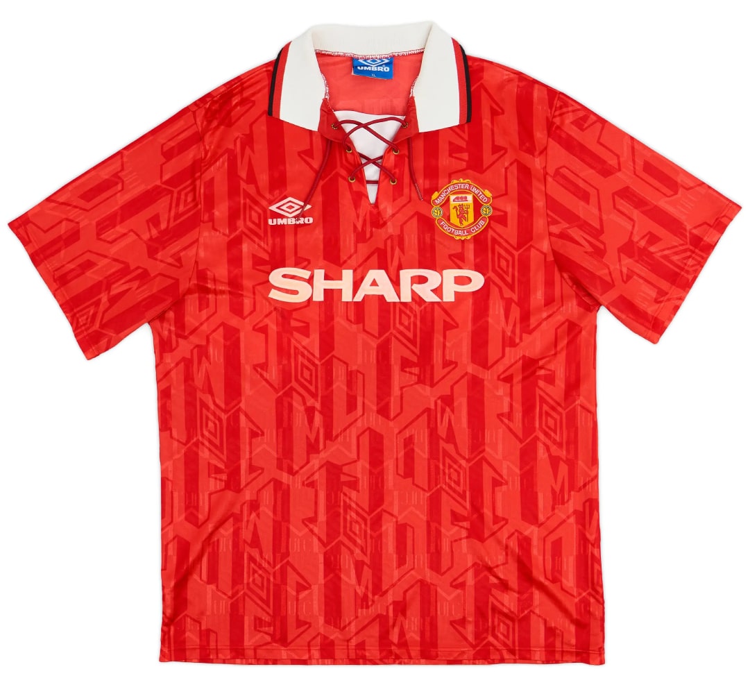 Maillot Manchester United Domicile 1992-94 - Cliquez sur l'image pour la fermer