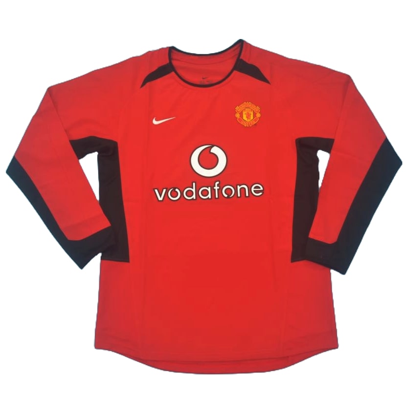 Maillot Manchester United Domicile 2002/04 ML - Cliquez sur l'image pour la fermer
