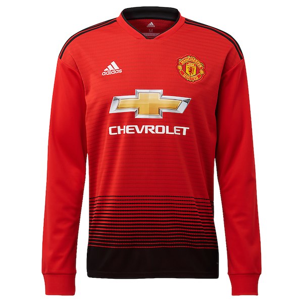 Maillot Manchester United Domicile 2018/19 ML - Cliquez sur l'image pour la fermer