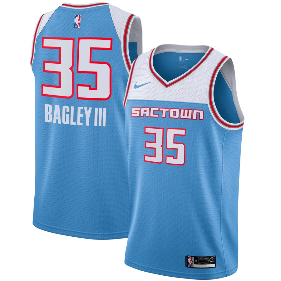 Marvin Bagley III, Sacramento Kings 2019/20 - City Edition - Cliquez sur l'image pour la fermer