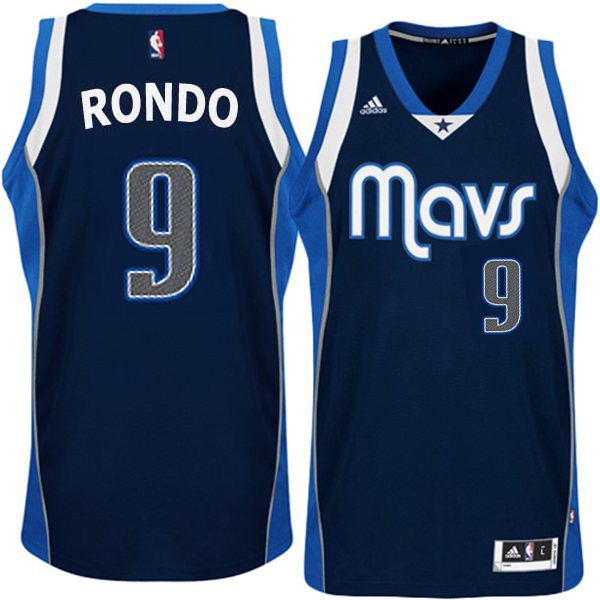 Rajon Rondo, Dallas Mavericks - Bleu - Cliquez sur l'image pour la fermer