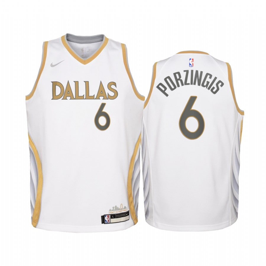 Kristaps Porzingis, Mavericks Dallas 2020/21 - City Edition - Cliquez sur l'image pour la fermer
