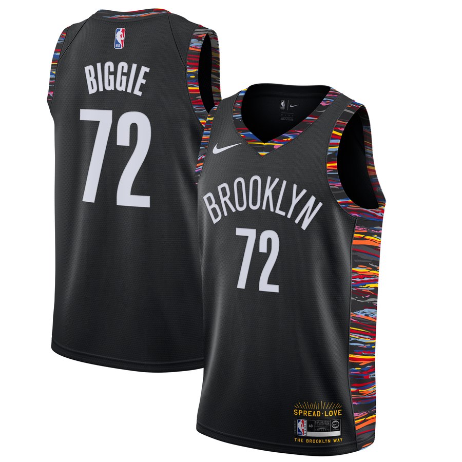 The Notorious BIG, Brooklyn Nets 2018/19 - City Edition - Cliquez sur l'image pour la fermer