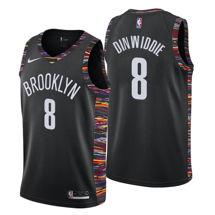Spencer Dinwiddie, Brooklyn Nets 2018/19 - City Edition - Cliquez sur l'image pour la fermer