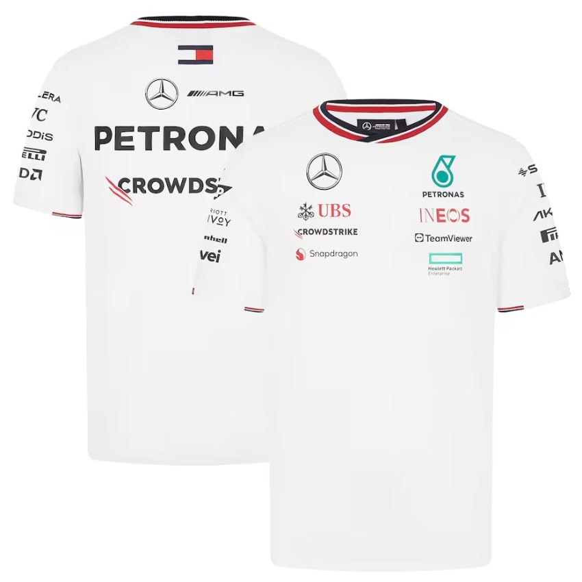 T-Shirt Équipe Mercedes AMG Petronas F1 2024 - Cliquez sur l'image pour la fermer