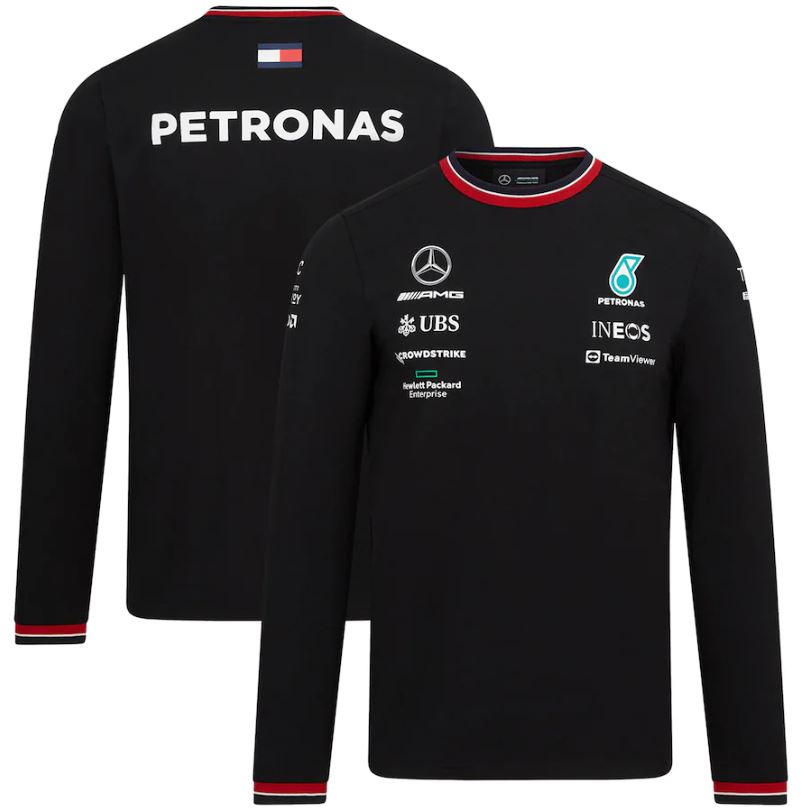 T-Shirt Équipe Mercedes AMG Petronas F1 2022 ML - Cliquez sur l'image pour la fermer