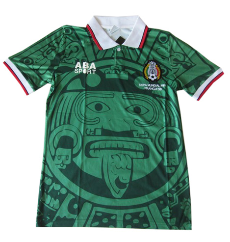 Maillot Mexique Coupe du Monde 1998 - Cliquez sur l'image pour la fermer