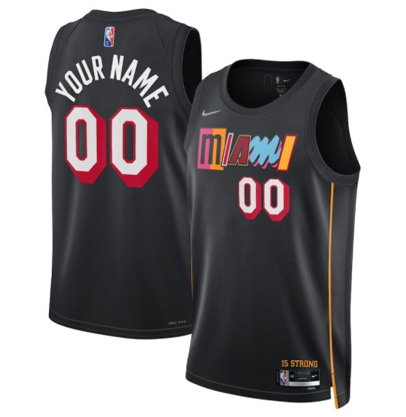 Custom, Miami Heat 2021/22 - City Edition - Cliquez sur l'image pour la fermer