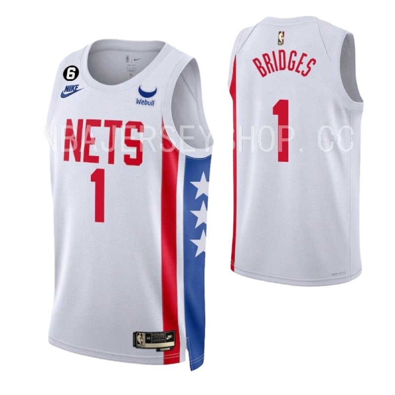 Mikal Bridges, Brooklyn Nets 2022/23 - Classic - Cliquez sur l'image pour la fermer