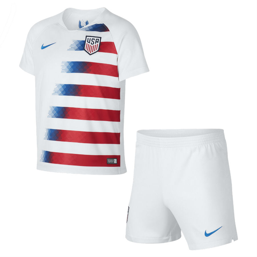 États-Unis Domicile 2018 Junior Kit - Cliquez sur l'image pour la fermer