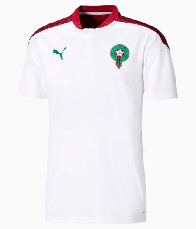 Maillot Maroc Extérieur 2020/21 - Cliquez sur l'image pour la fermer