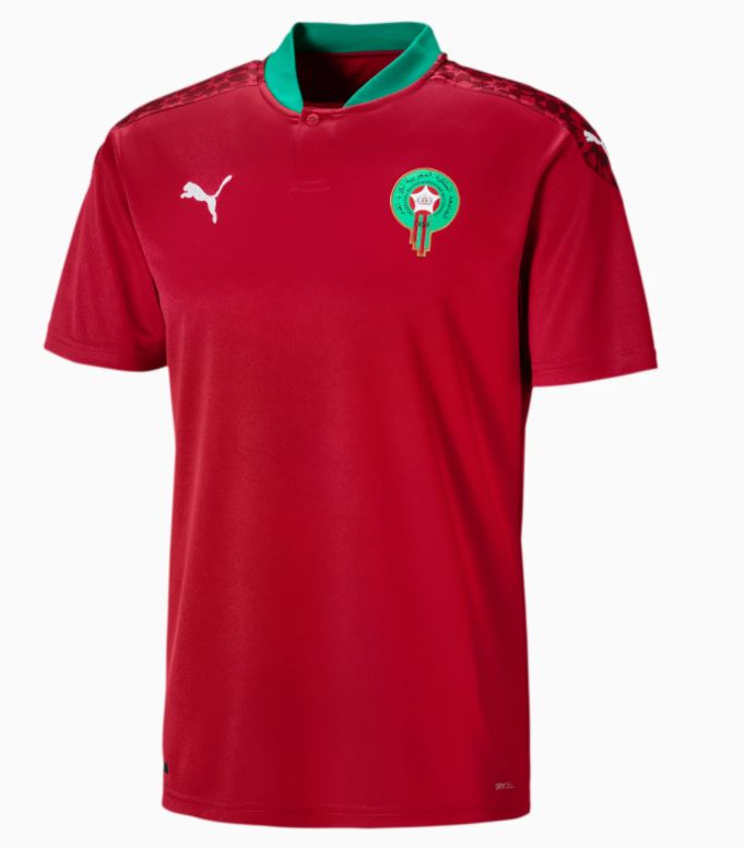 Maillot Maroc Domicile 2020/21 - Cliquez sur l'image pour la fermer
