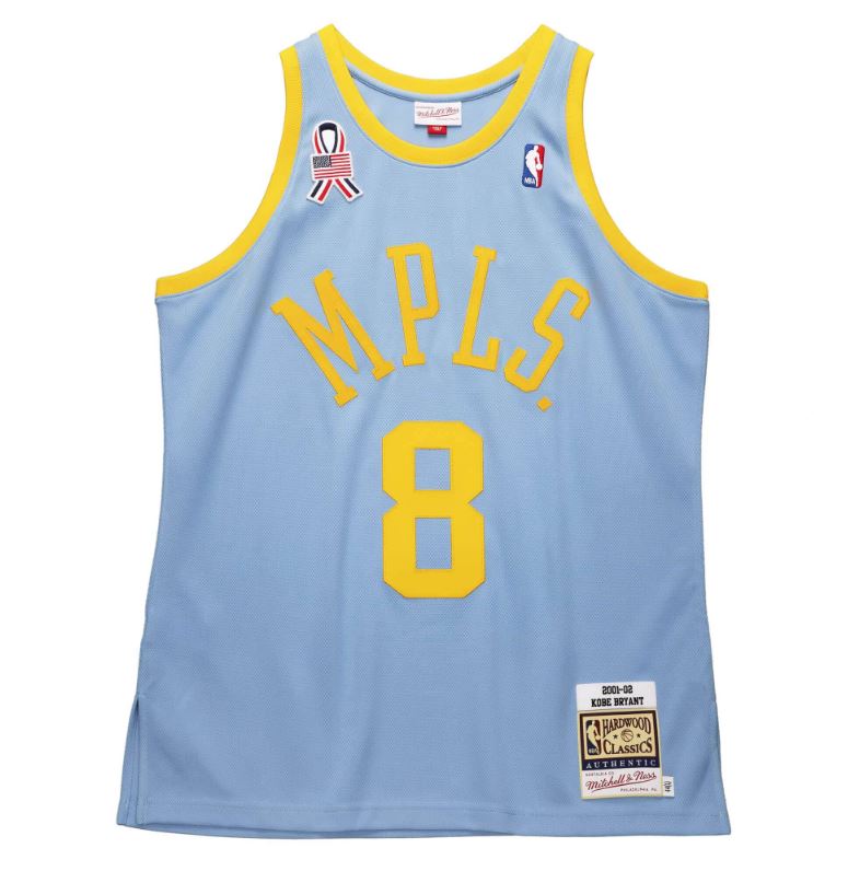 Kobe Bryant, Minneapolis Lakers 2001/02 - Authentic - Cliquez sur l'image pour la fermer