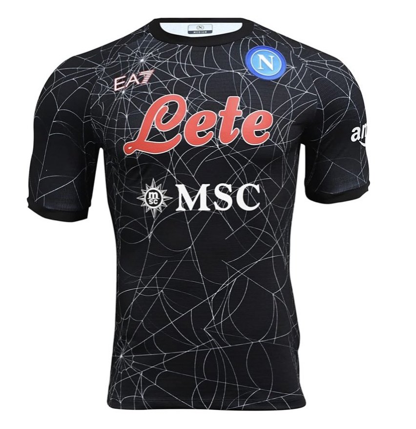 Maillot Napoli 'Halloween' 2021/22 - Cliquez sur l'image pour la fermer