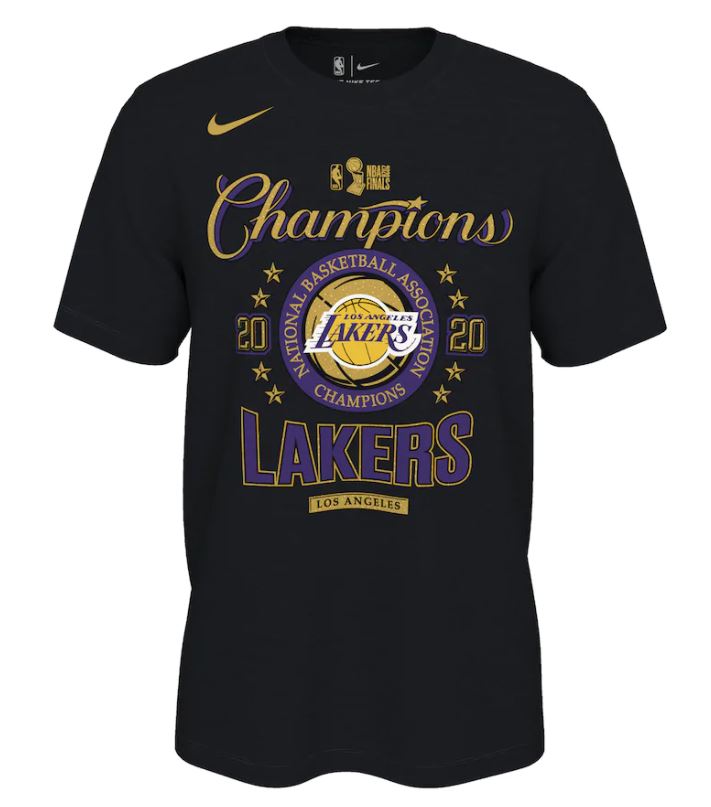 Los Angeles Lakers - 2020 NBA Champions T-shirt - Cliquez sur l'image pour la fermer