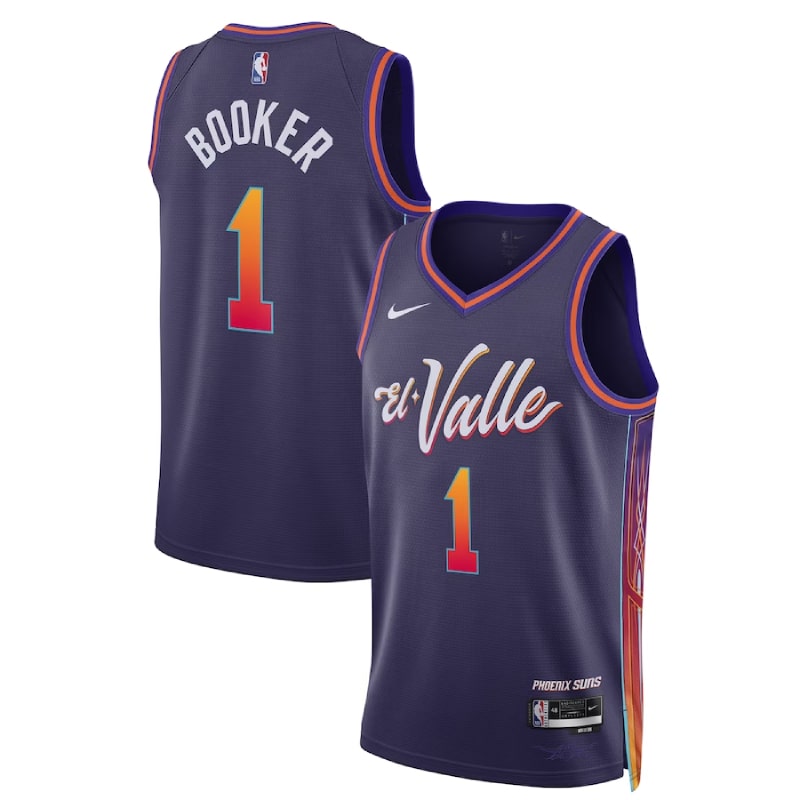 Devin Booker, Phoenix Suns 2023/24 - City Edition - Cliquez sur l'image pour la fermer