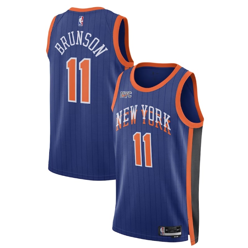 Jalen Brunson, New York Knicks 2023/24 - City Edition - Cliquez sur l'image pour la fermer