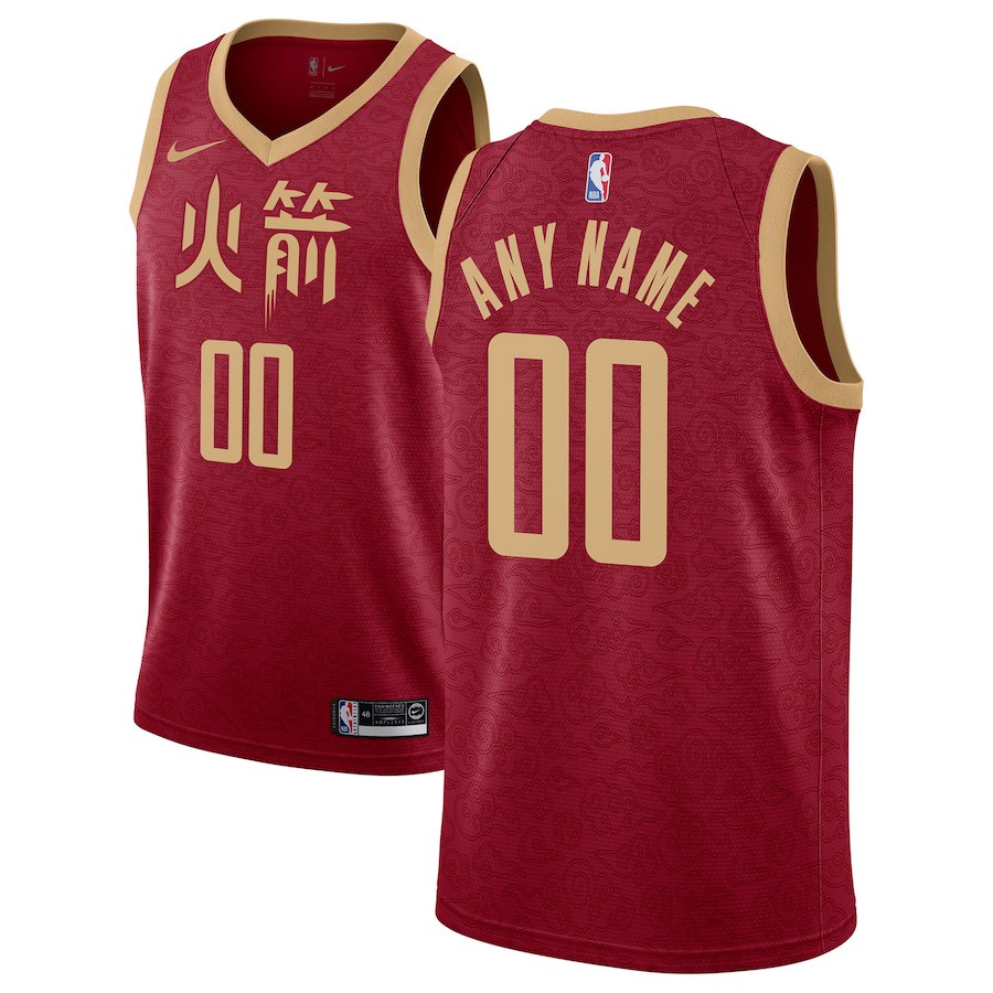Custom, Houston Rockets 2018/19 - City Edition - Cliquez sur l'image pour la fermer
