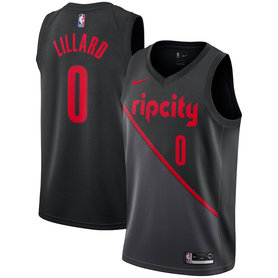 Damian Lillard, Portland Trail Blazers 2018/19 - City Edition - Cliquez sur l'image pour la fermer