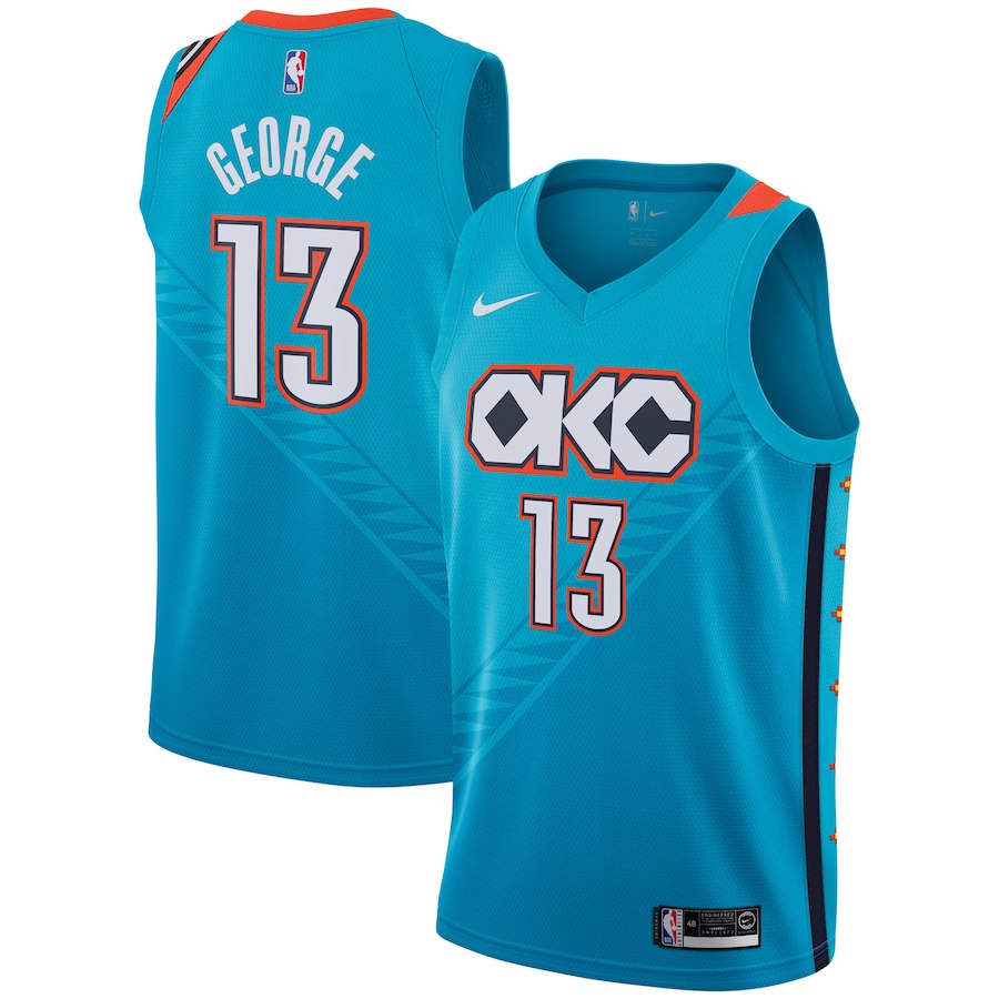 Paul George, Oklahoma City Thunder 2018/19 - City Edition - Cliquez sur l'image pour la fermer
