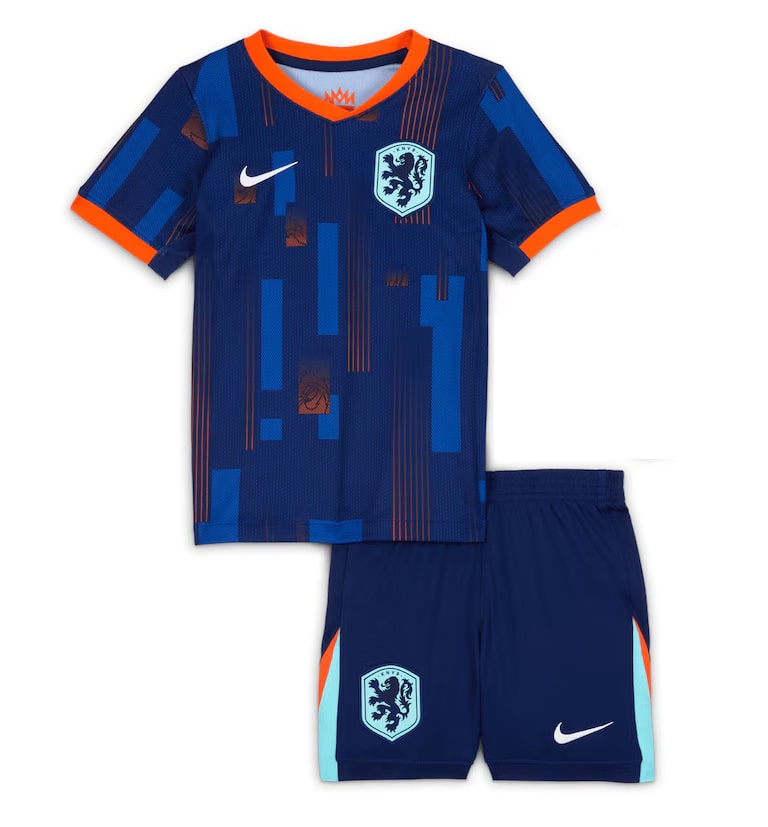 Pays-Bas Extérieur 2024 Junior Kit - Cliquez sur l'image pour la fermer