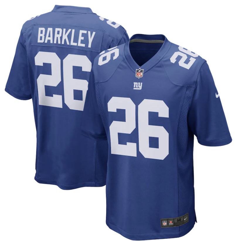 Saquon Barkley, New York Giants - Royal Blue - Cliquez sur l'image pour la fermer