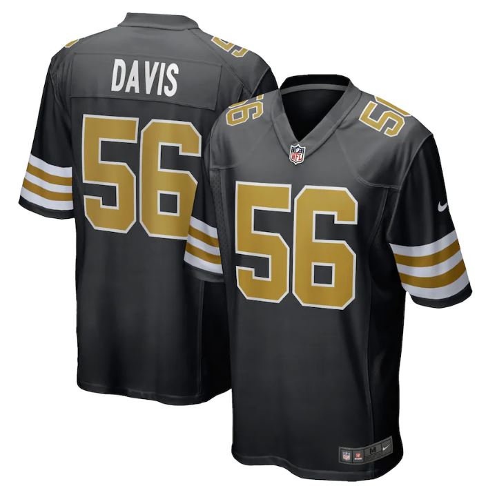 Demario Davis, New Orleans Saints - Alternate - Cliquez sur l'image pour la fermer