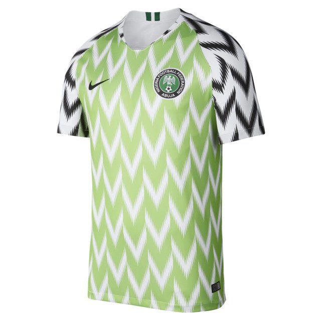 Maillot Nigéria Domicile 2018 - Cliquez sur l'image pour la fermer