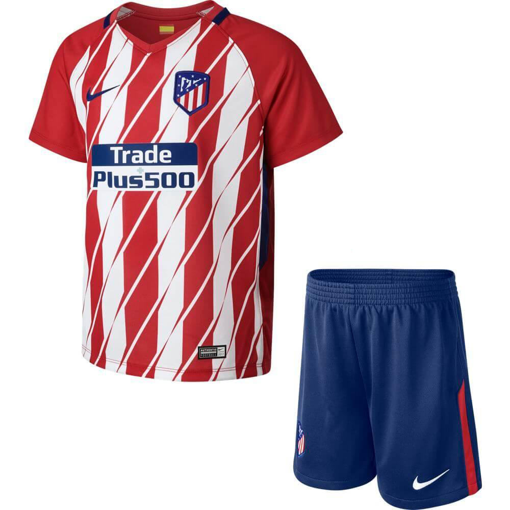 Atletico Madrid Domicile 2017/18 Junior Kit - Cliquez sur l'image pour la fermer