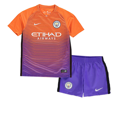 Kit Junior Manchester City Third 2016/17 - Cliquez sur l'image pour la fermer