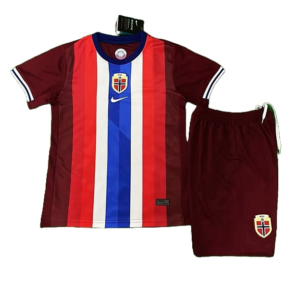 Maillot Norvège Domicile 2024 Junior Kit - Cliquez sur l'image pour la fermer