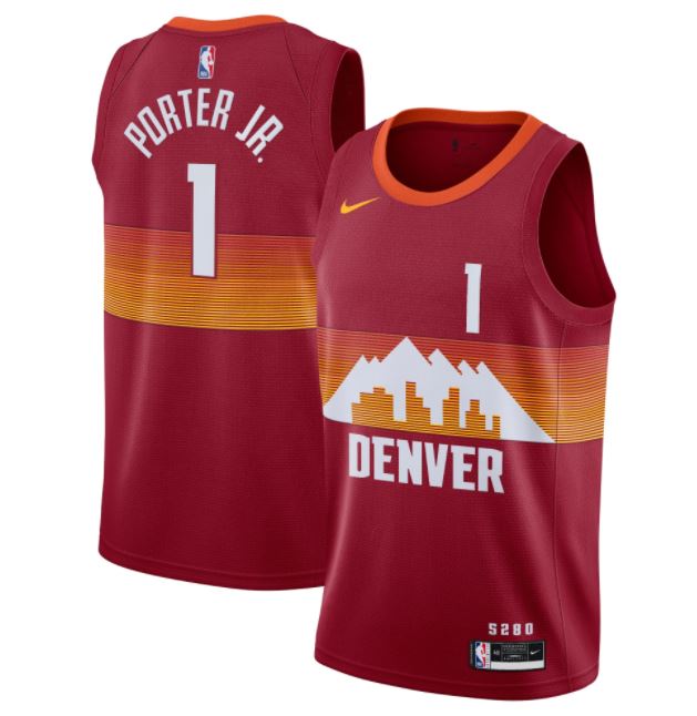 Michael Porter Jr., Denver Nuggets 2020/21 - City Edition - Cliquez sur l'image pour la fermer